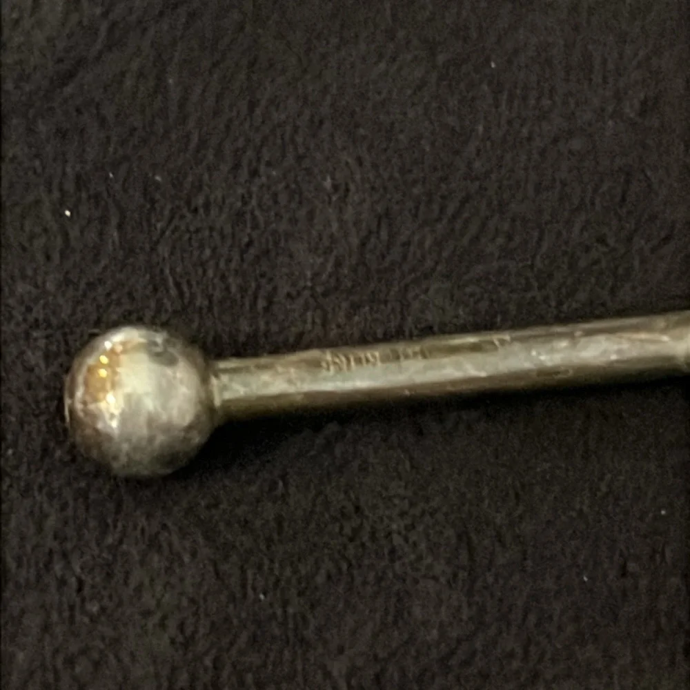 C1900 Watson Sterling Silver martini cocktail stirring spoon 8.5”